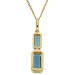 9ct Yellow Gold Topaz Pendant