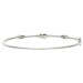 18ct White Gold Diamond Bangle
