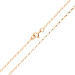 9ct Rose Gold 1.84mm Oval Link Belcher Chain