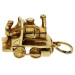 9ct Yellow Gold Steam Engine Charm