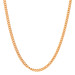 9ct Rose Gold 2.11mm Filed Curb Chain Necklace