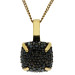 Limited Edition 9ct Yellow Gold Spinel Cluster Pendant