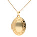 9ct Yellow Gold Oval Locket