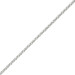 9ct White Gold 2.5mm Spiga Chain Bracelet 