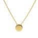 9ct Yellow Gold Disc Pendant