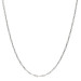 9ct White Gold Barleycorn Chain Necklace