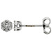9ct White Gold 0.15ct Diamond Earrings