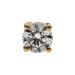9ct Gold 0.16ct Diamond Solitaire Stud Earring