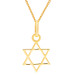 9ct Yellow Gold Star Of David Pendant