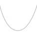 9ct White Gold 1.2mm Filed Curb Chain