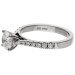 Platinum 1.03ct Lab Grown Diamond Engagement Ring