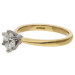 18ct Yellow Gold 1.00ct Diamond Solitaire Ring