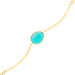 Sterling Silver & Gold Vermeil Amazonite Bracelet
