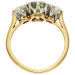 18ct Yellow Gold Diamond & Zircon Ring