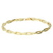 9ct Yellow Gold Rectangular Link Bracelet