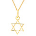 9ct Yellow Gold Star Of David Pendant