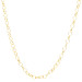 9ct Yellow Gold 4.10mm Oval Belcher Chain Necklace 