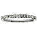 Platinum 0.26ct Diamond Half Eternity Ring