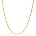 9ct Yellow Gold 1.49mm Barleycorn Chain 