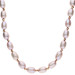 9ct Yellow Gold Pink Rice Pearl Necklace