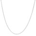 9ct White Gold 2.51mm Spiga Chain 