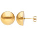 9ct Yellow Gold 12mm Half-Ball Polished Stud Earrings