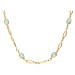 9ct Yellow Gold Topaz Fancy Necklace