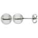 9ct White Gold 7mm Ball Stud Earrings
