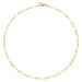 18ct Yellow Gold 2.16mm Figaro Chain Anklet