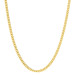 9ct Yellow Gold 2.11mm Filed Curb Chain Necklace