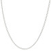 9ct White Gold 1.64mm Curb Chain