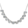 Sterling Silver Cubic Zirconia Rubover Jewellery Set