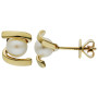 9ct Yellow Gold Pearl Twist Jewellery Set