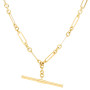 9ct Yellow Gold T-Bar Chain Jewellery Set