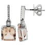 18ct White Gold Morganite & Diamond Jewellery Set