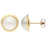 9ct Yellow Gold 10-11mm Mabé Cultured Pearl Jewellery Set