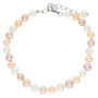 Silver Freshwater Multi Coloured Pearl Jewellery Set