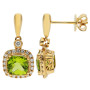 9ct Yellow Gold Peridot & Diamond Jewellery Set