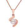 9ct Rose Gold Pearl Twist Jewellery Set