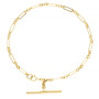 9ct Yellow Gold T-Bar Chain Jewellery Set