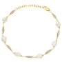 9ct Yellow Gold Keshi Pearl & Diamond Jewellery Set