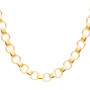 9ct Yellow Gold Circle Link Chain Jewellery Set