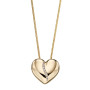 9ct Yellow Gold Diamond Heart Jewellery Set