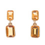 9ct Yellow Gold Citrine Double Drop Jewellery Set