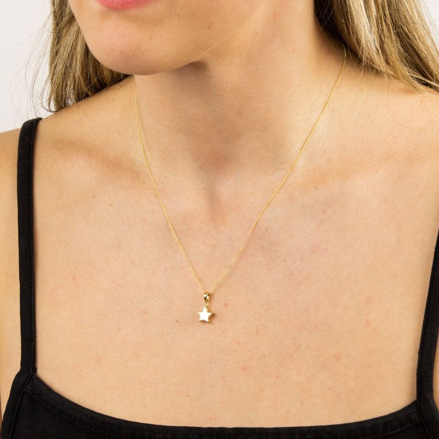 The Brightest Star Necklace | 9ct Gold - Gear – Gear Jewellers