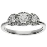 Three Stone Engagement Ring