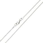 White Gold Trace Chain Necklaces