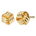 9ct Gold Knot Earrings