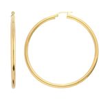 9ct Gold Tube Earrings