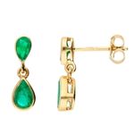 Emerald Drop Earrings